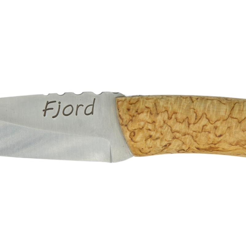 Couteau Droit "Fjord"  manche Bouleau Nordique