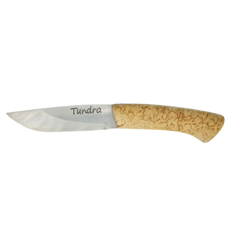 Couteau Droit "Tundra" manche Bouleau Nordique